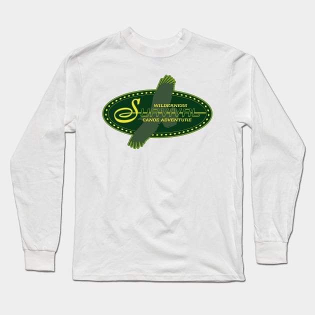 Canoe Adventure Long Sleeve T-Shirt by TBM Christopher